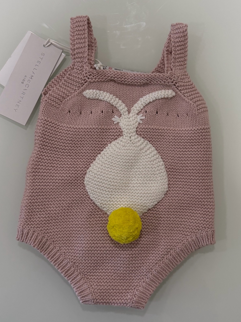Stella McCartney Kids All in One Knit Romper Pink with